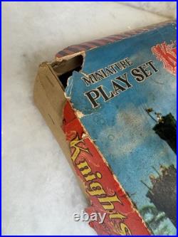 1960s MARX KNIGHTS AND VIKINGS MINIATURE PLAYSET READ