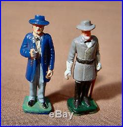 1960s MARX Miniature Blue and Gray Civil War Playset