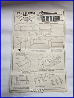 1960s Marx Civil War Battle Of The Blue & Grey Southern Mansion And 160 Figures