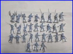 1960s Marx Civil War Battle Of The Blue & Grey Southern Mansion And 160 Figures
