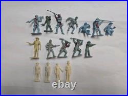 1960s Marx Civil War Battle Of The Blue & Grey Southern Mansion And 160 Figures