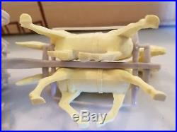 1960s Marx Giant Fort Apache Playset Medical Wagon Sears Horse Team #6063