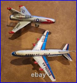 1960s Super Set Marx American Airlines Astrojet Airport Set #4810 with Additions