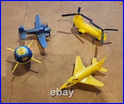 1960s Super Set Marx American Airlines Astrojet Airport Set #4810 with Additions