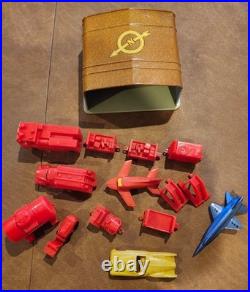 1960s Super Set Marx American Airlines Astrojet Airport Set #4810 with Additions