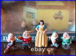 1961 Disneykin 1st Series Store Display 6 Disney Play Sets Mini Figures by MARX