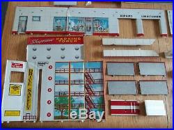 1961 MARX Service Station Playset #3486 near complete in C-5 Box