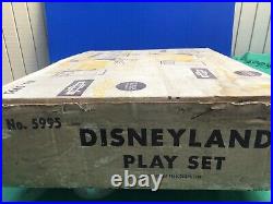 1961 Marx #5995 Disneyland Play Set Complete, Unplayed With Contents