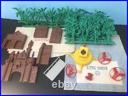 1961 Marx #5995 Disneyland Play Set Complete, Unplayed With Contents