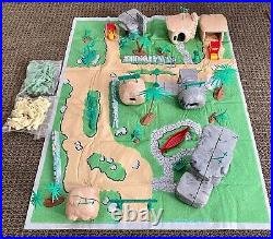 1961 Marx Flintstones Bedrock Playset Complete / No Box New Old Store Stock