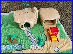 1961 Marx Flintstones Bedrock Playset Complete / No Box New Old Store Stock