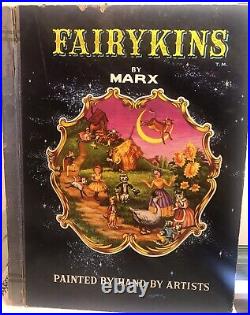 1962 Marx Fairyland Stories 11 X 14 Book With 36 Miniature Nursery Rhyme Figs