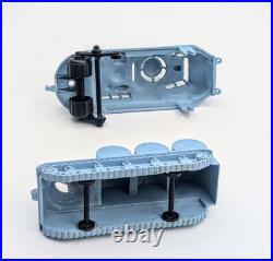 1962 Original Marx Operation Moon Base Playset Lot Of 6 Light Blue Vehicles RARE