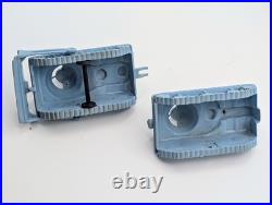 1962 Original Marx Operation Moon Base Playset Lot Of 6 Light Blue Vehicles RARE