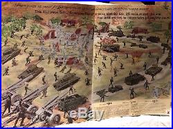 1963 MARX ARMY COMBAT Playset #6019. Complete, Unplayed with Original Contents