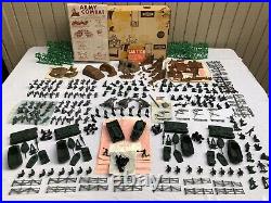 1963 Marx ARMY COMBAT Playset #6019. Complete, ORIGINAL Contents. Unassembled