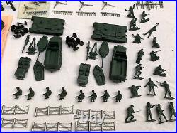 1963 Marx ARMY COMBAT Playset #6019. Complete, ORIGINAL Contents. Unassembled