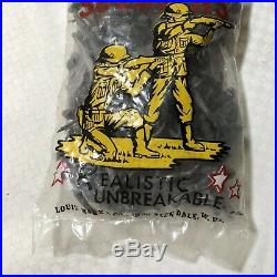 1963 Marx Ww2 Playset German Soldiers. 50 Medium Slate Gray. Factory Sealed Bag