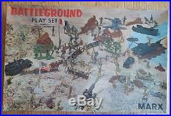 1964 MARX Battleground Playset #4756 100% complete in C-8.5 Box withDividers