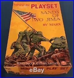 1964 MARX SANDS OF IWO JIMAPlayset. Largest Miniature VersionOver 300 Pieces