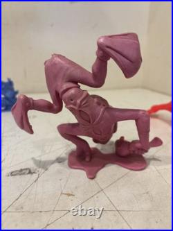 1964 Marx 6 Inch U. S. Male Postal Nutty Mads Plastic Figure Green LOT