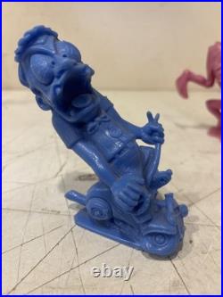 1964 Marx 6 Inch U. S. Male Postal Nutty Mads Plastic Figure Green LOT