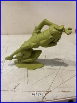 1964 Marx 6 Inch U. S. Male Postal Nutty Mads Plastic Figure Green LOT