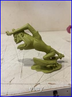 1964 Marx 6 Inch U. S. Male Postal Nutty Mads Plastic Figure Green LOT