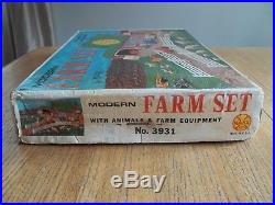 1965 MARX Modern Farm Playset #3931 still FACTORY SEALED in Box