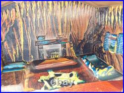 1965 Marx Troll Village 67 Pieces withBox & 1960s Troll House Case