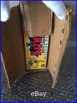 1966 Marx Batman Magic Picture Pistol Gun Mib Unused Old Store Stock-in Shipper