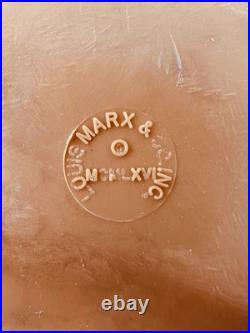 1966 Marx Playset Reissue Terrain Bases Lot of 6. 12x12 Tan Plastic Landscape