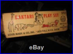 1967 Marx Daktari Jungle Play Set (90% complete) with original Box 3717