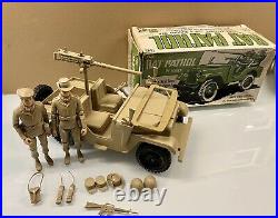 1967 Marx Rat Patrol Play Set Near Complete In Box Sgt Troy Lt Moffit