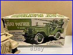 1967 Marx Rat Patrol Play Set Near Complete In Box Sgt Troy Lt Moffit