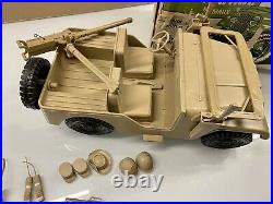 1967 Marx Rat Patrol Play Set Near Complete In Box Sgt Troy Lt Moffit