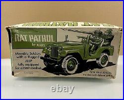 1967 Marx Rat Patrol Play Set Near Complete In Box Sgt Troy Lt Moffit