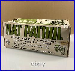 1967 Marx Rat Patrol Play Set Near Complete In Box Sgt Troy Lt Moffit