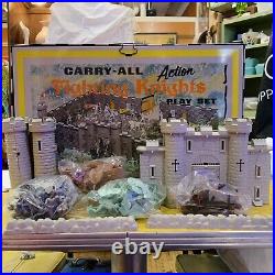 1968 Louis Marx Carry-All Action Fighting Knights Playset