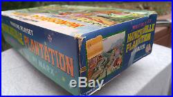 1968 Marx Munchieville Plantation Miniature Playset Never Opened Org Parts Bags