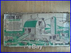 1968 MARX Platform Farm Set #3948 95% complete in C-6 Box withInstructions