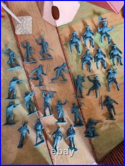 1968 Marx Fort Apache Carry-All Playset Complete withextra 54mm Figures very nice 1968 Marx Fort Apache Carry-All Playset Complete withextra 54mm Figures very nice