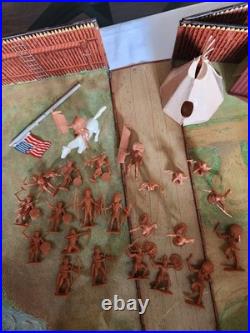 1968 Marx Fort Apache Carry-All Playset Complete withextra 54mm Figures very nice 1968 Marx Fort Apache Carry-All Playset Complete withextra 54mm Figures very nice