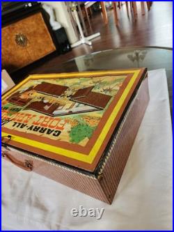 1968 Marx Fort Apache Carry-All Playset Complete withextra 54mm Figures very nice 1968 Marx Fort Apache Carry-All Playset Complete withextra 54mm Figures very nice