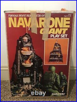 1970's Marx Navarone Giant Playset with Original Box 100% Original Everything