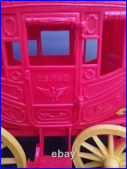 1972 Louis Marx Stagecoach Play Set See Pics for Condition