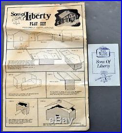 1972 Vintage MARX Sears American Heritage SONS OF LIBERTY Play Set In Box