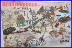 1972 Vtg Marx Toys Battleground Play Set #4756 Collectors Quality Very Nice
