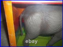 1975 Marx Toys Safari Adventure Elephant in Original Window Box Nice