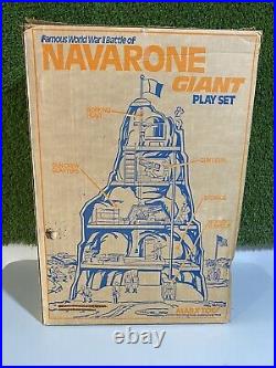 1977 Marx Famous World War 2 Battle of Navarone Giant play set 4302 RARE WAR TOY